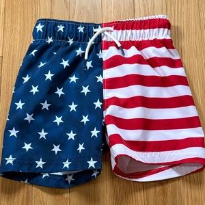 Stars and Stripes 2T boys swimsuit